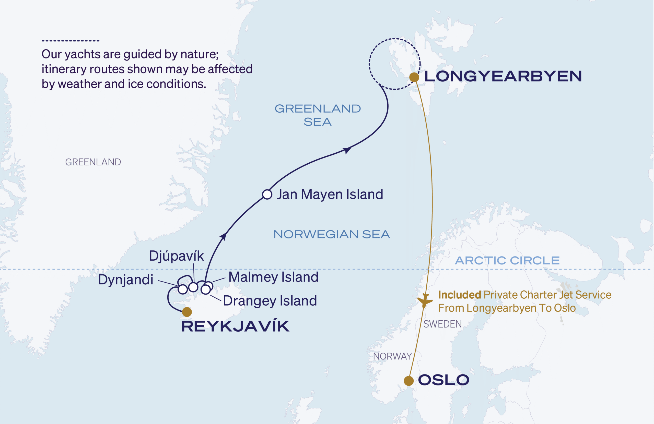 Map for 10-Night Reykjavík to Longyearbyen 6.30.27
