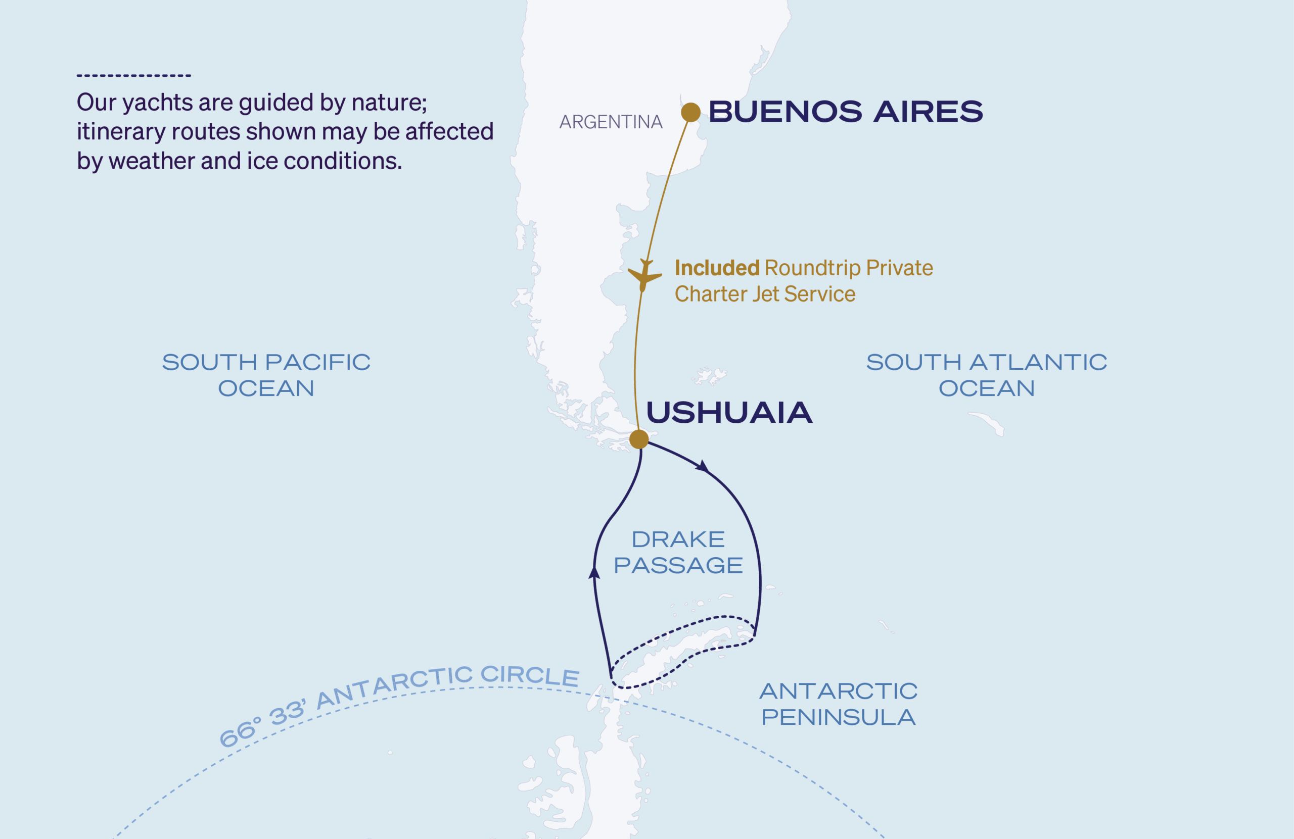 Map for 9-Night Ushuaia Roundtrip 2.15.28