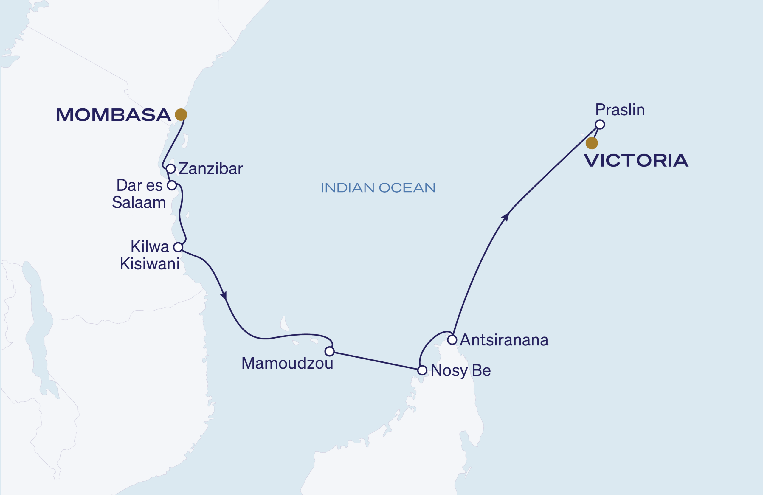 Map for 10-Night Mombasa to Mahé 4.21.29