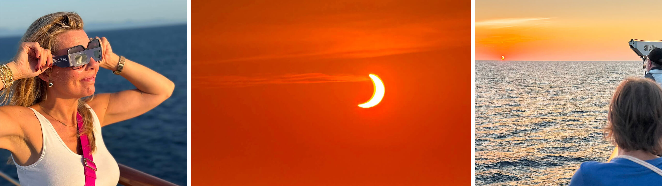 Atlas Ocean Voyages Guests Experience Rare Solar Eclipse Across Three World-Class Yachts